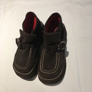 Rocket Dog Brown Suede Chunky Boots, size 5.5